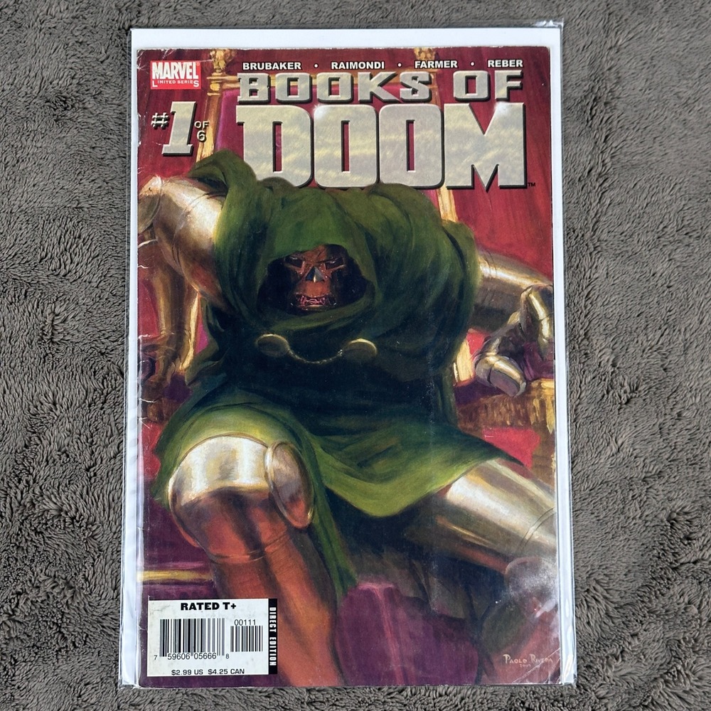 Marvel Books of Doom 1 2006 Ed Brubaker Pablo Raimondi Doctor Doom Origin Story